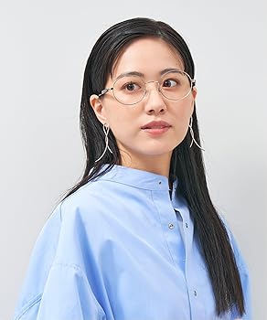 パ (プロフ必読) Amazon | [ゾフ] ラウンド型 メガネ (ゴールド) | PREPPY STYLE